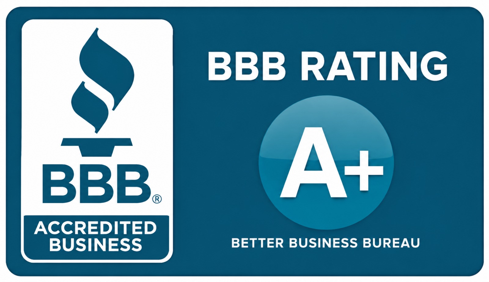 Better Business Bureau A+ rating